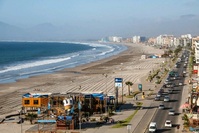 La Serena boulevard strand Chili