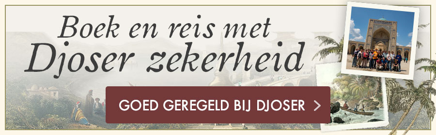 Boek en reis met Djoser zekerheid