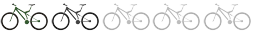 Zwaarte fietsreis
