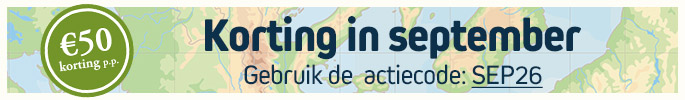 €50 korting in september. Gebruik de actiecode: SEP26