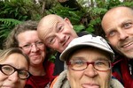 5 kaboutertjes op de top van de Ben Nevis 
