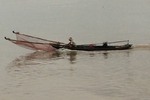 Vissen op de Mekong