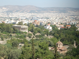Athene - uitzicht