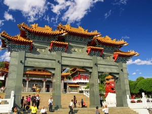 Wen Wu tempel Sun Moon Lake