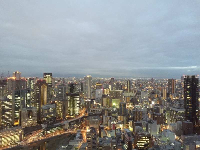 Uitzicht vanaf Umeda Sky Building 