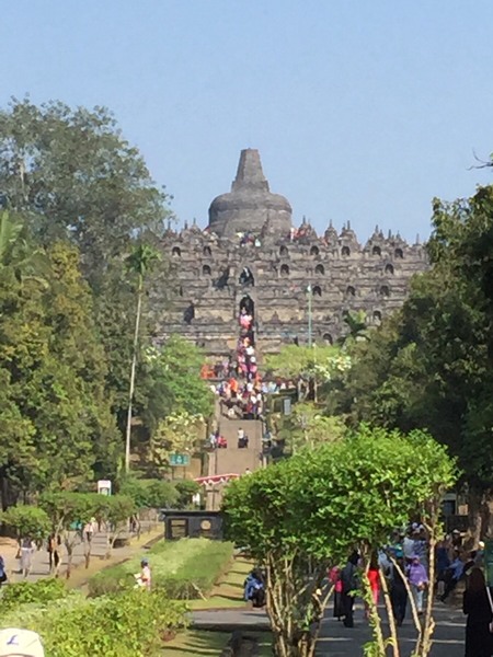 Vandaag de Borobudur bezocht. 