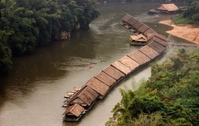 Jungle Rafts River Kwai Thailand Djoser