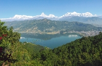 Uitzicht Pokhara Nepal