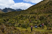 berglandschap Ecuador