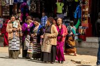 Tibetaanse vrouwen Phokara Nepal Djoser