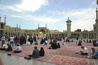Mensen plein Isfahan Iran
