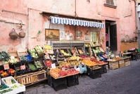Markt Napels Italië