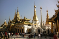 Shwedagon pagoda Yangon Myanmar