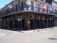 New Orleans - huis met blauwe luiken Amerika Djoser