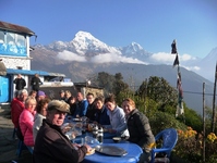 Ontbijt Trekking Nepal Annapurnamassief Djoser