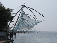 Chinese vissersnetten Cochin Zuid-India Djoser