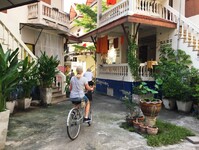 Ko van Kessel fietstour Bangkok Thailand