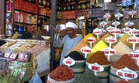 Egypte Khalili souvenirmarkt specerijen Djoser 