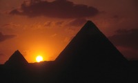Piramide Gizeh Egypte zonsondergang Djoser 