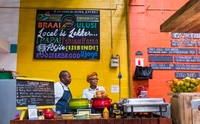 Lokaal restaurant in Zuid-Afrika