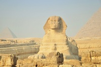 Sphinx Piramide Gizeh Egypte
