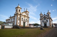 Sint Franciscus of Assisi kerk Ouro Preto Brazilie