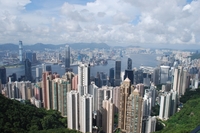 Hongkong skyline Victoria China Djoser