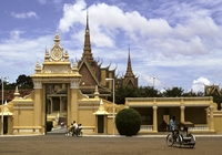 Phnom Penh paleis riksja Cambodja