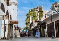 Straat Jeddah Saoedi-Arabie