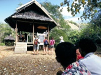 Huisje Komodo Indonesie