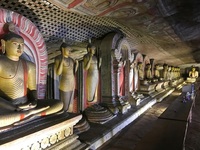 Dambulla Boeddhas Sri Lanka