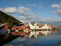 de kleine Lofoten Noorwegen