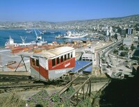 Kabelbaan Valparaiso Chili