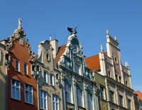 Hollandse gevels in Gdansk Polen