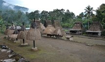Luba dorp Sunda Eilanden, Indonesië