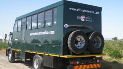 Truck Namibie hotelreis 