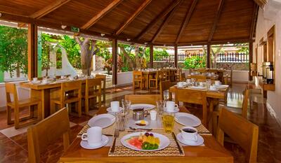 Hotel Fiesta ontbijt Santa Cruz Galapagos