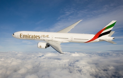 Vliegtuig Emirates 777