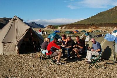 Groep tent IJsland