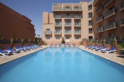 Marokko hotel  zwembad Djoser Hotel Operma Mogador Marrakech