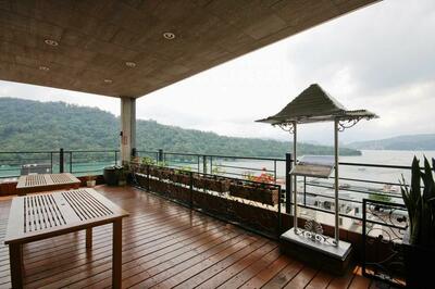 Einhan Resort balkon Sun Moon Lake Taiwan
