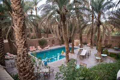 Zwembad Hotel Zagora Marokko