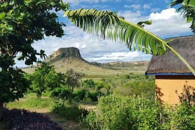 Hotel Isalo Ranch uitzicht Madagascar