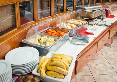 Hotel Lobo de Mar ontbijt Santa Cruz Galapagos