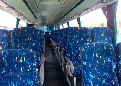 Bus binnenkant Wandelvakantie Tenerife en La Gomera