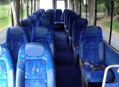 Bus Nieuw-Zeeland binnenkant