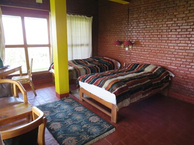Nagarkot Hotel Farmhouse kamer Djoser accommodatie overnachting