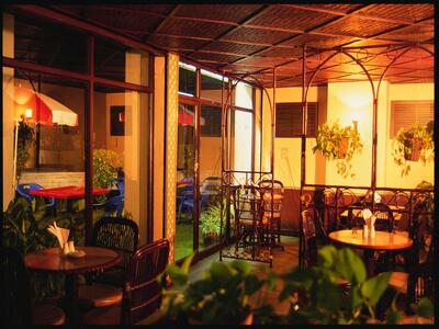 Abad Hotel restaurant Cochin Zuid-India Djoser