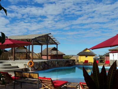 Hotel H1 Isalo zwembad Ranohira Madagascar