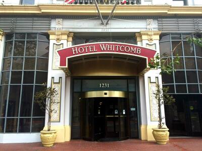 Whitcomb Hotel entree San Fransisco Amerika